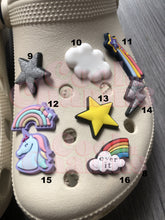 Load image into Gallery viewer, Weather &amp; Rainbow Charms - Clouds, Unicorn, Star, Lightning
