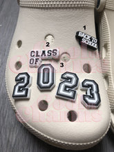 Load image into Gallery viewer, Graduation Leavers Charms - School, Leavers, Teachers, Celebration, Drinks, Champagne, Class of, Back to school, Male Female Graduate, Scroll, Hat, 2023, 2024
